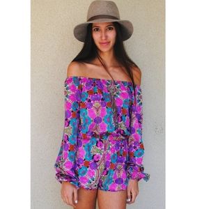 Show Me Your MuMu Rane Romper Geometric